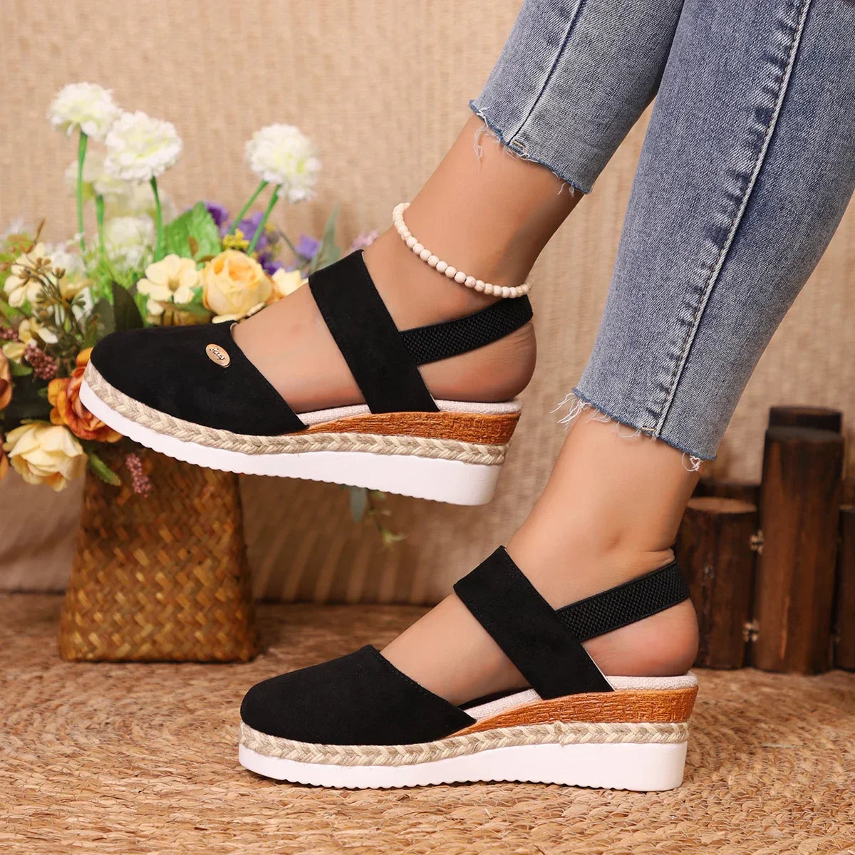 Lyra™ | Wedge Gladiator Sandals